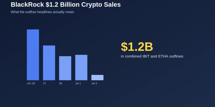 BlackRock $1.2 Billion Crypto Sales