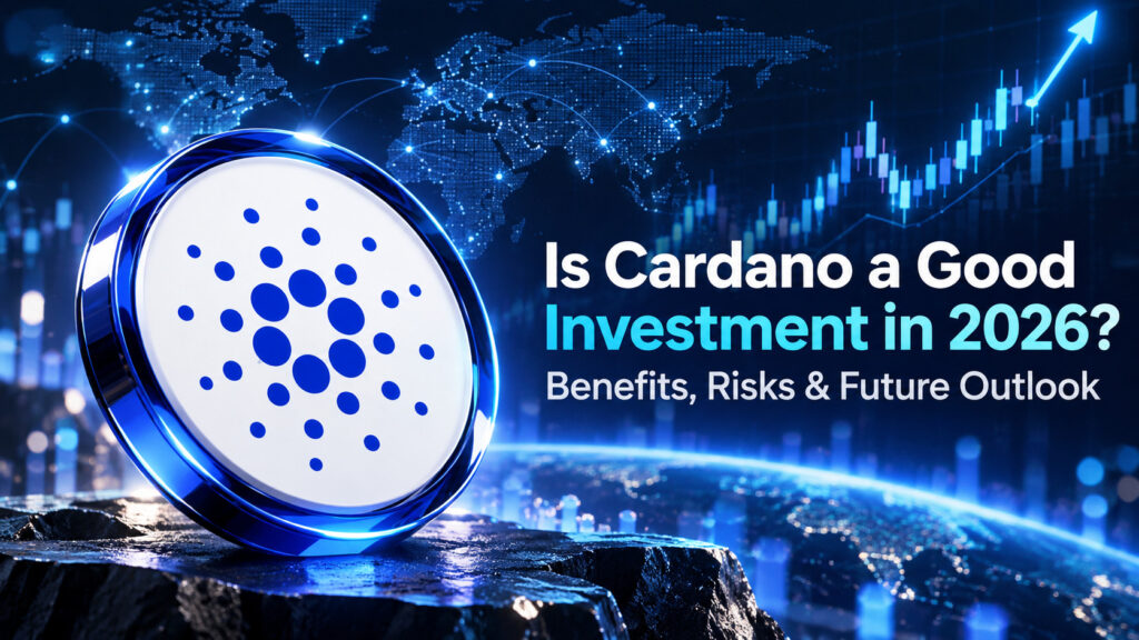 Cardano future outlook 2026 showing ecosystem growth smart contracts and ADA adoption