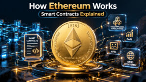 Ethereum ETH smart contracts and blockchain technology