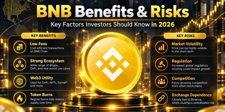 BNB coin showing investment outlook and future potential in 2026